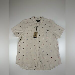 Chubbies Mens All Stars No Stripes Resort Weave Friday Shirt Button Up Sz XL NEW